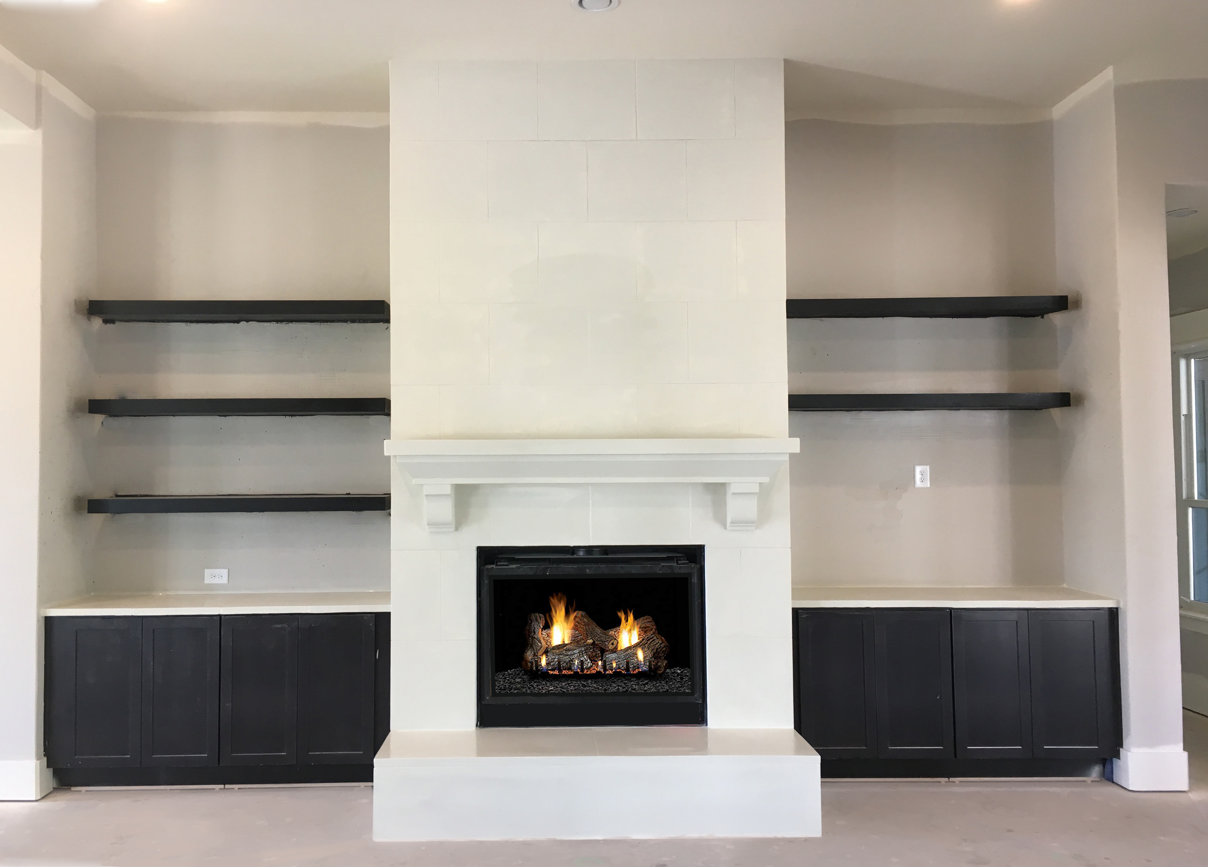 Floating Mantels and Hearth/Shelf Caps Cast Fire Places