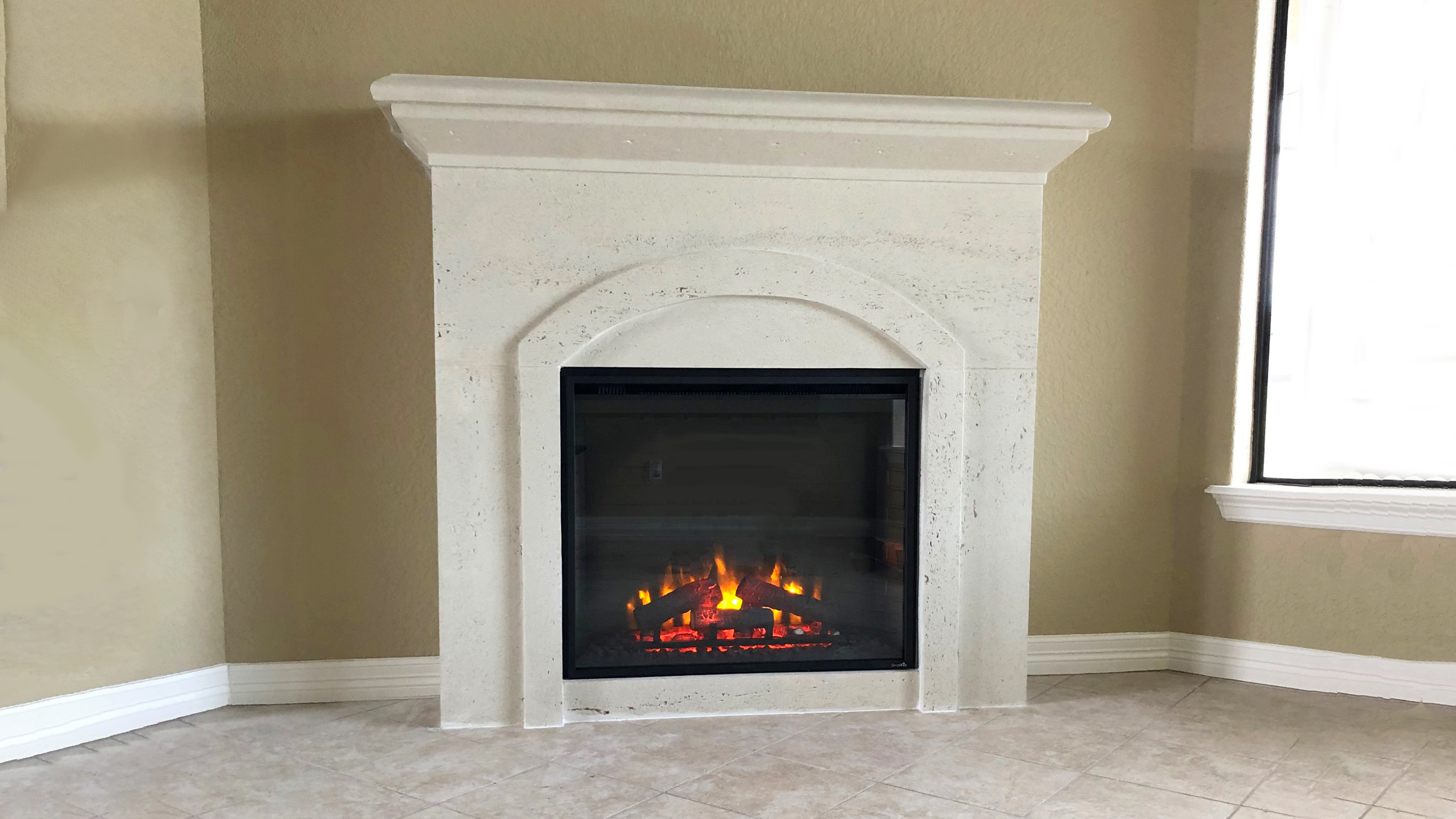 Cast Fire Places Custom Designed Stone Fireplaces
